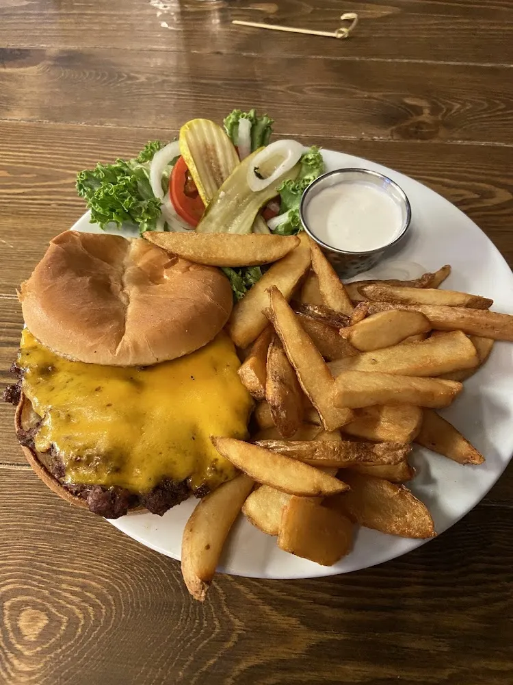 Cheeseburger and Fries