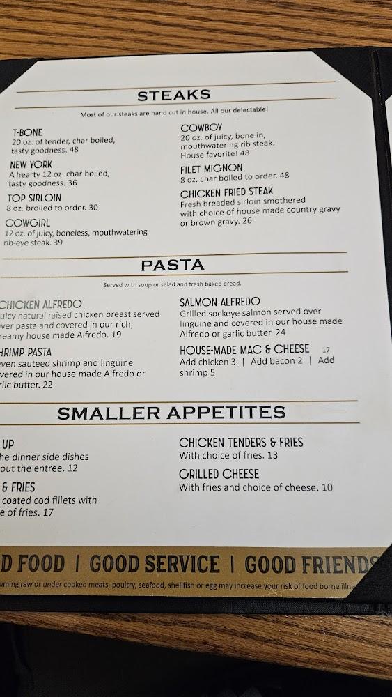 The Pine Room Menu image 1